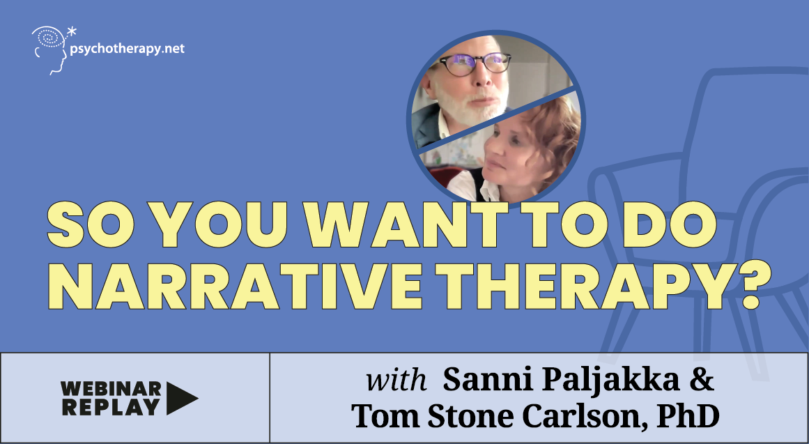 Sie möchten also eine narrative Therapie machen? (dt. Synchro)